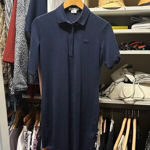 Lacoste Dark Blue Polo Dress